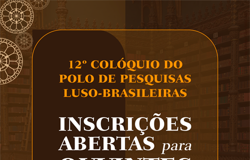 12º Colóquio do PPLB: inscrições abertas para ouvintes